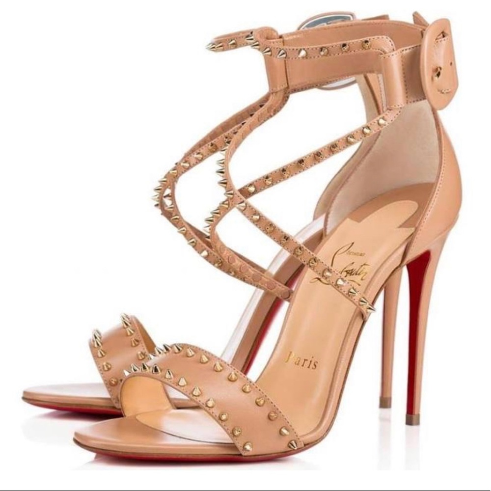 Christian Louboutin Shoes | Nude Leather CHOCA